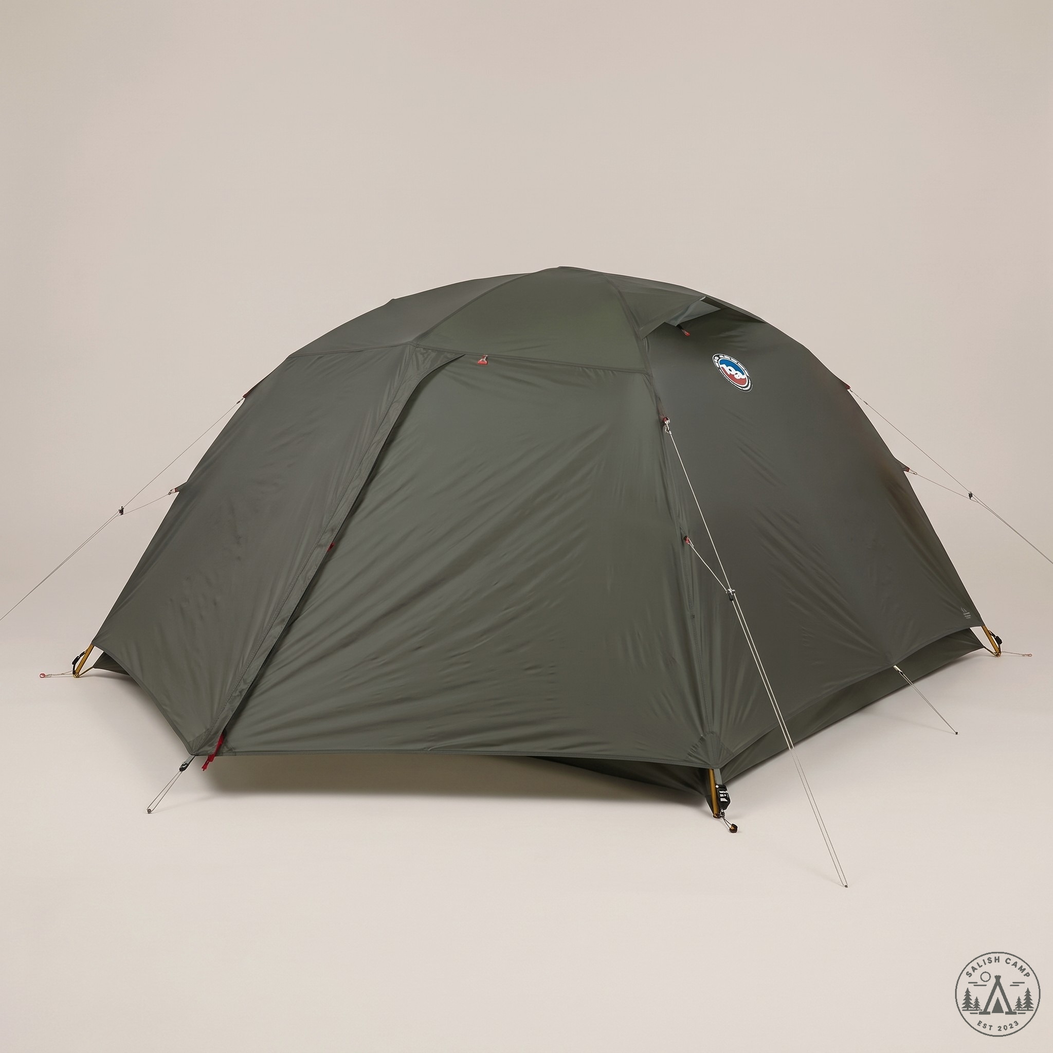 Big Agnes Copper Spur UL2 HyperBead pitched in Pacific Northwest backcountry