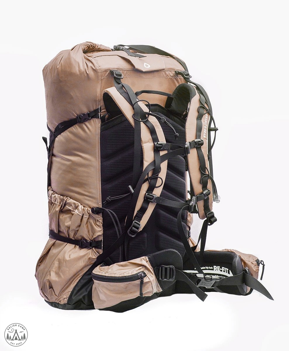 Granite Gear Crown3 60 framesheet and backpanel