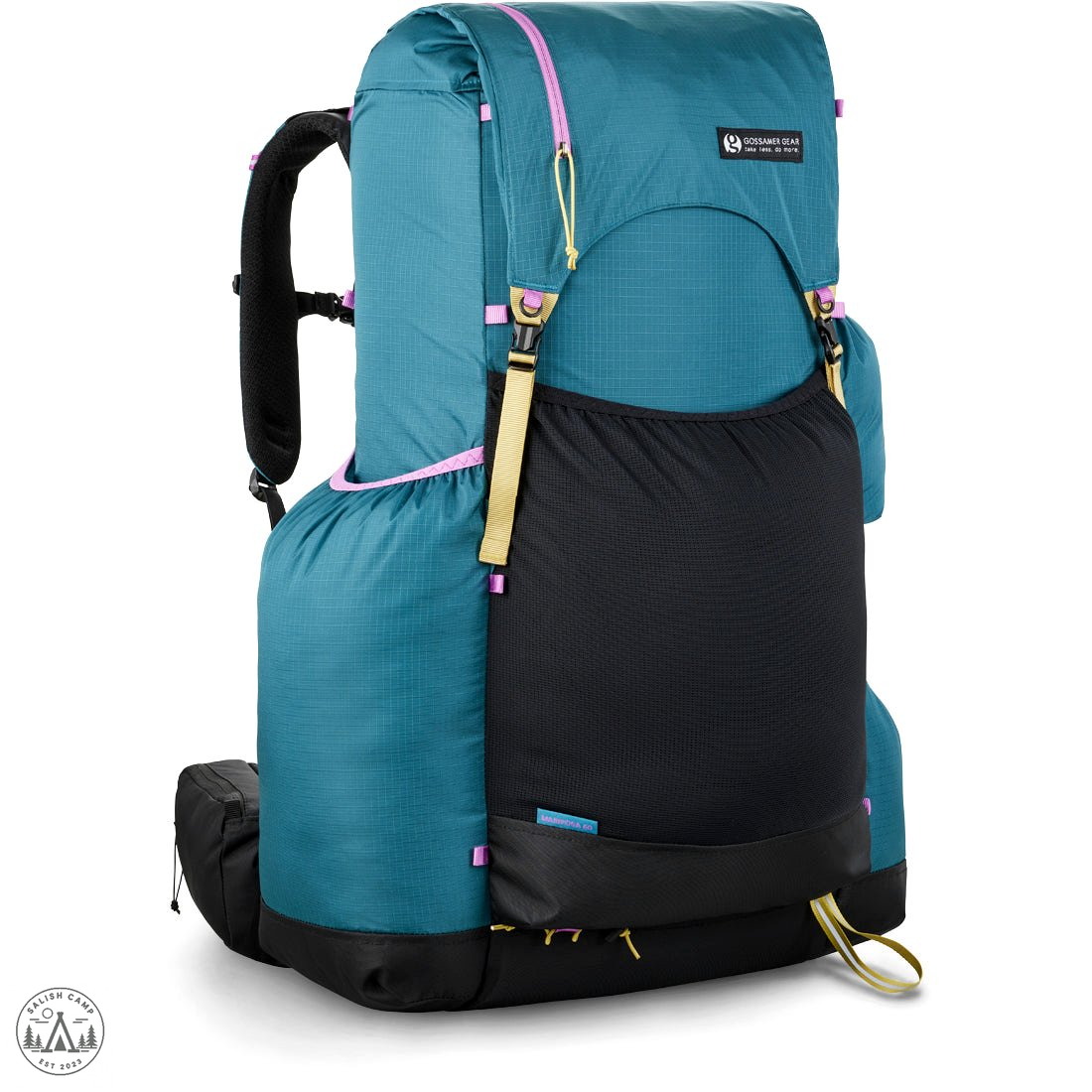 Gossamer Gear Mariposa 60 ultralight backpack front three-quarter product view