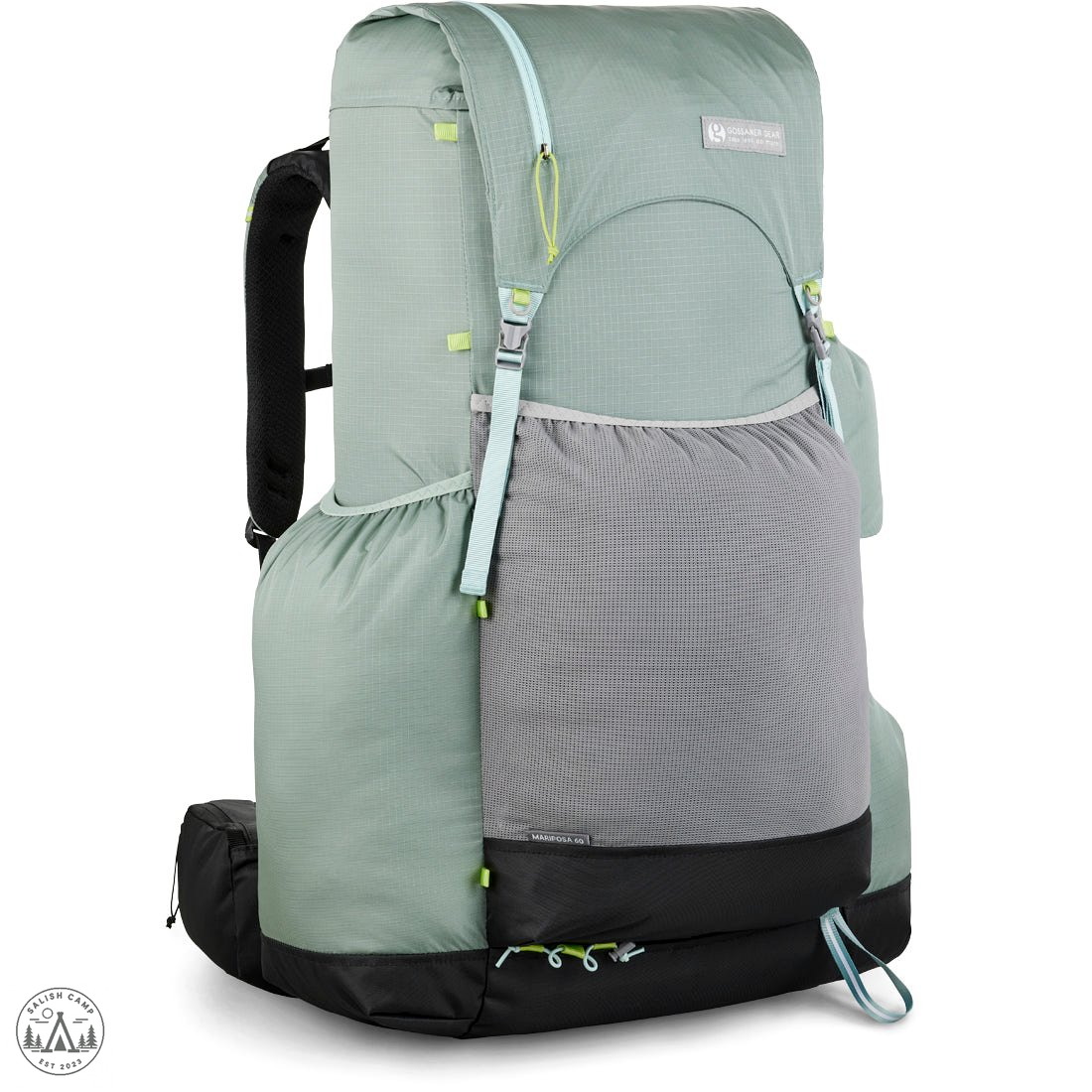 Mariposa 60 side mesh water bottle pocket