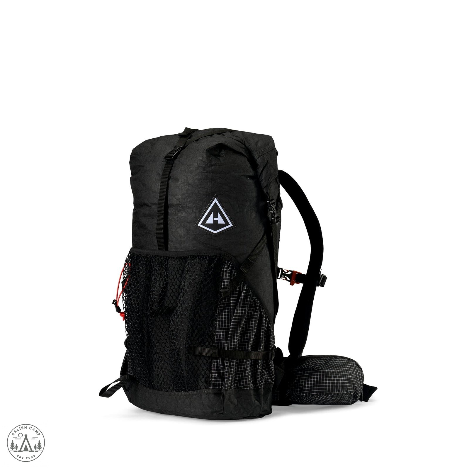 Hyperlite Junction 40 shoulder harness and load lifter detail