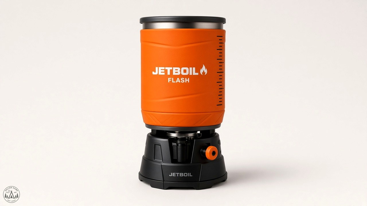 Jetboil Flash boiling water before a Cascades dawn start