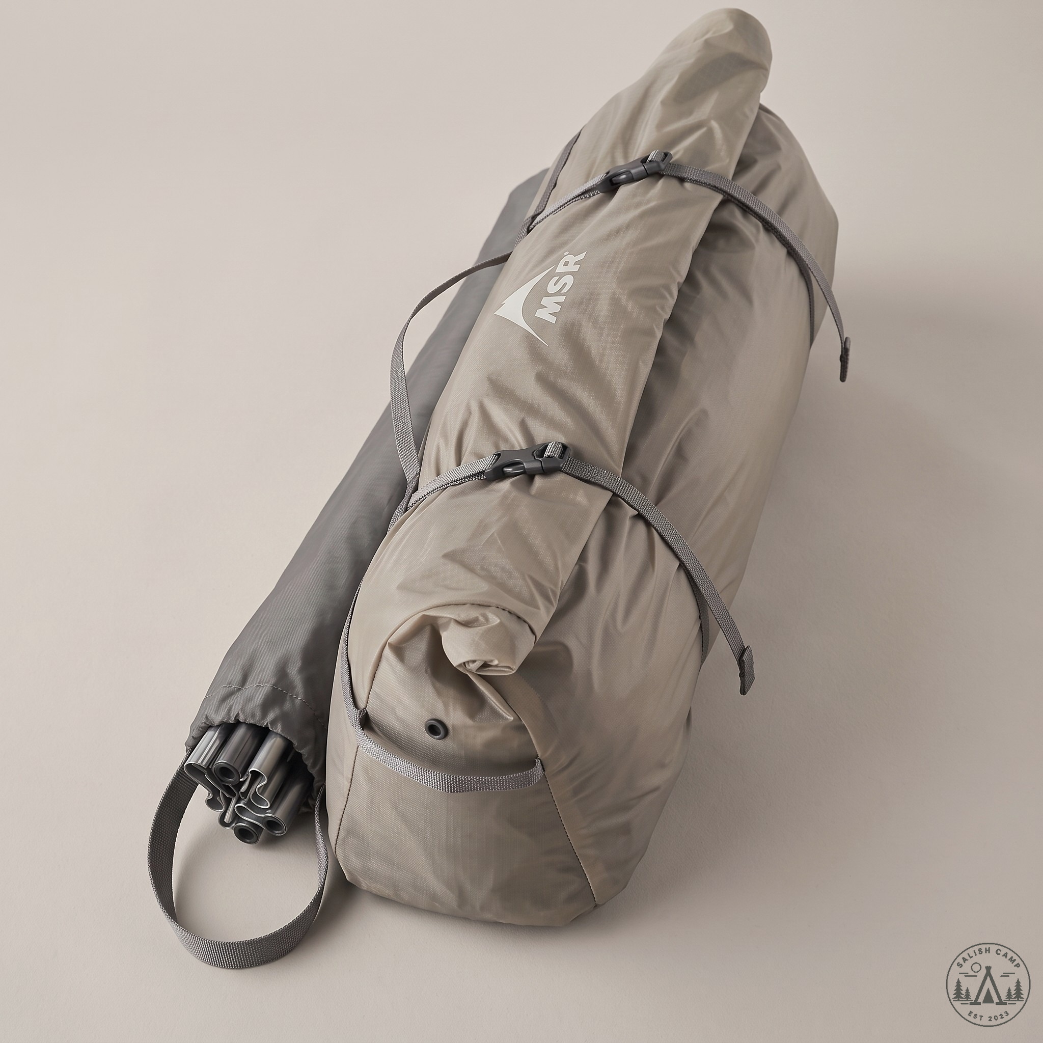 Roll-top side-loading stuff sack for the Hubba Hubba LT 2