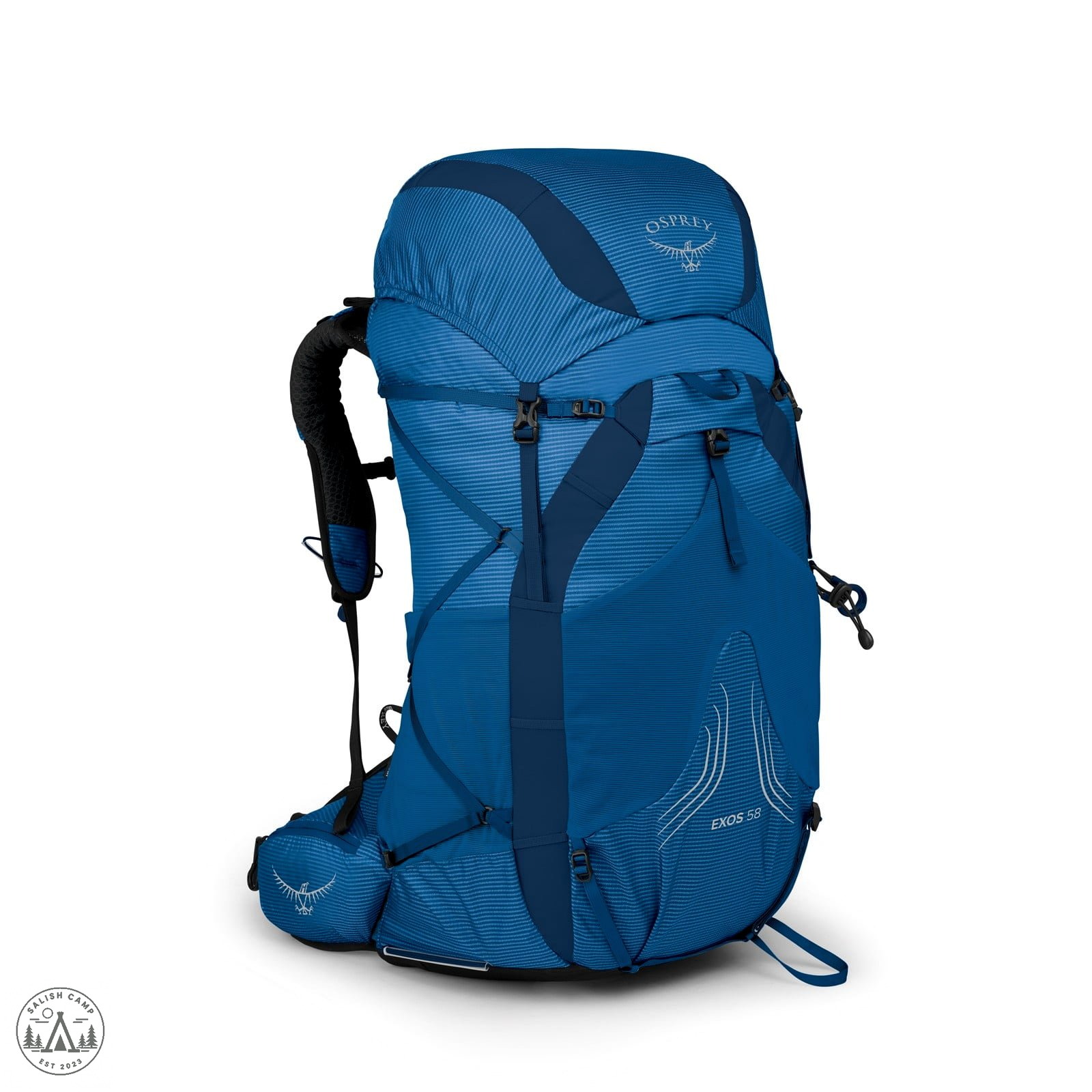 Osprey Exos 58 AirSpeed suspended mesh backpanel