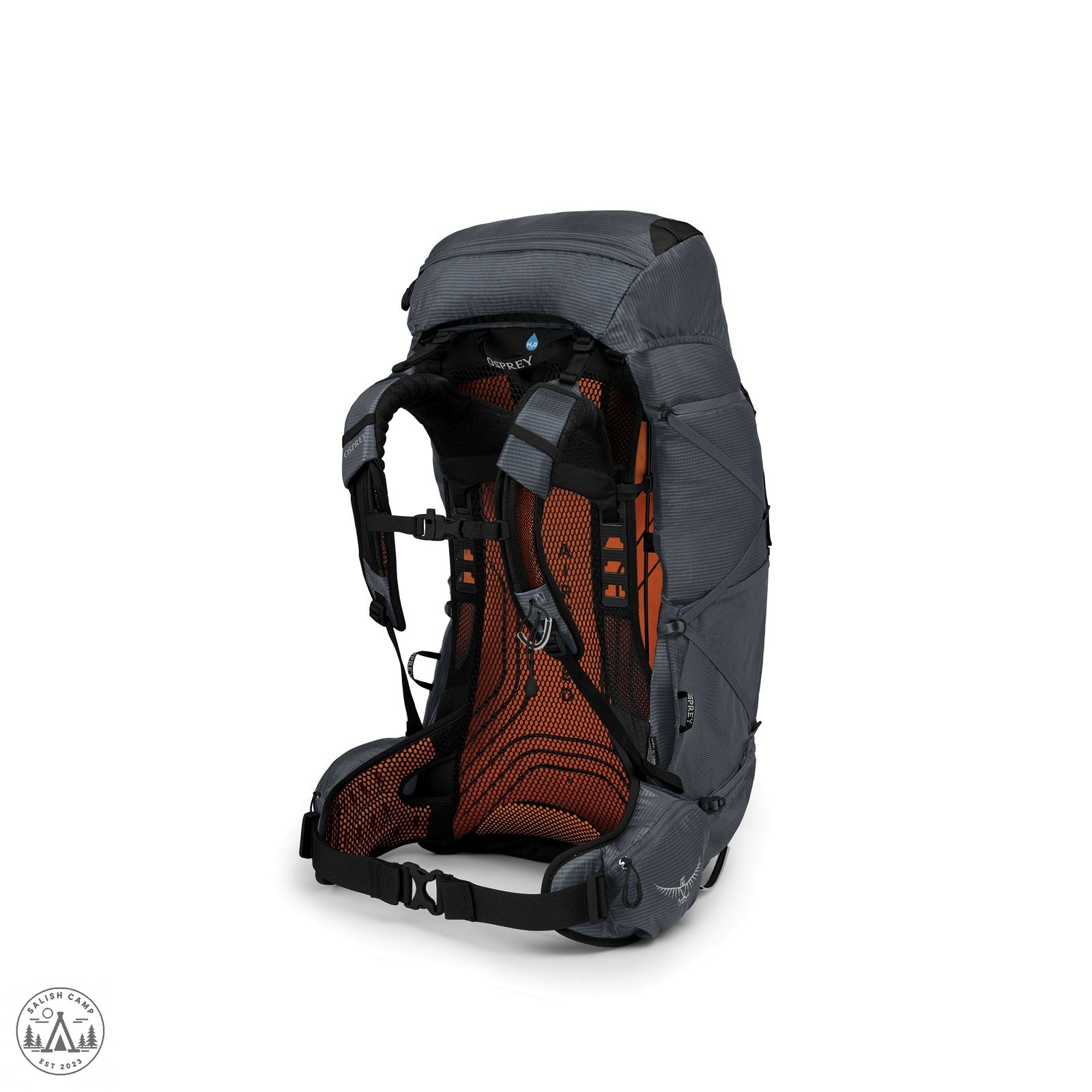 Osprey Exos 58 zippered hipbelt pockets