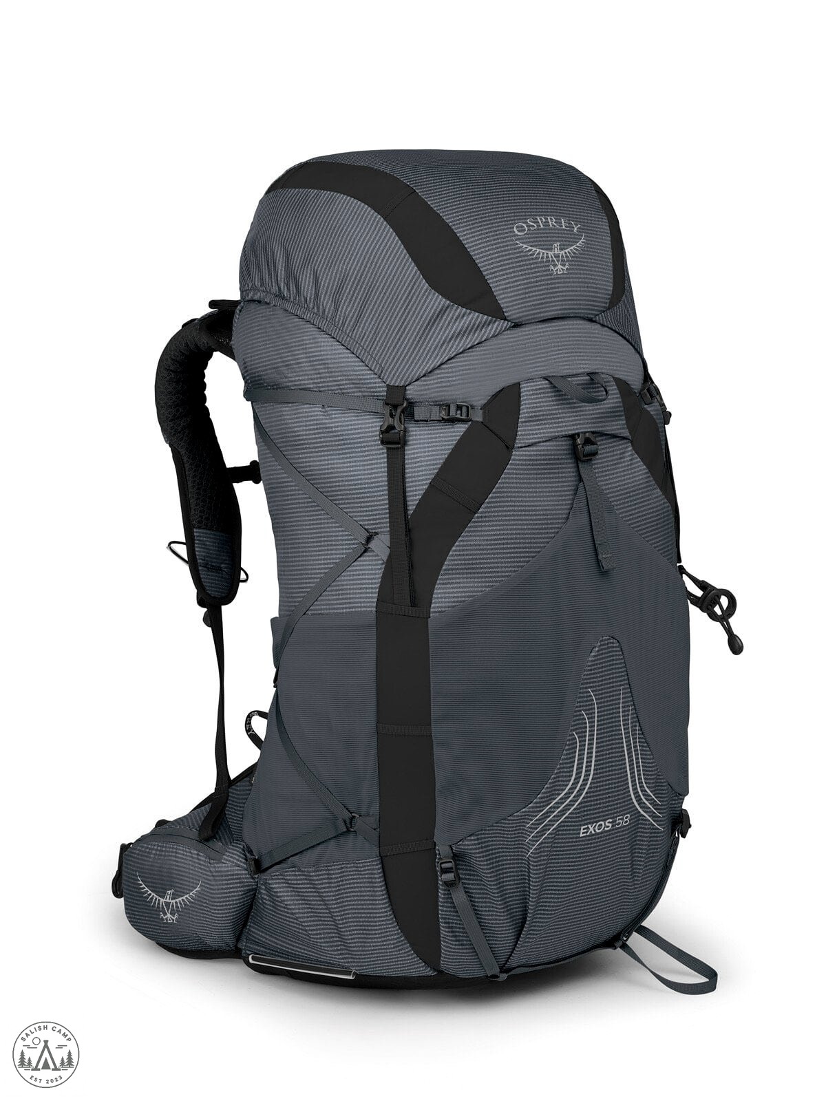 Osprey Exos 58 removable floating lid