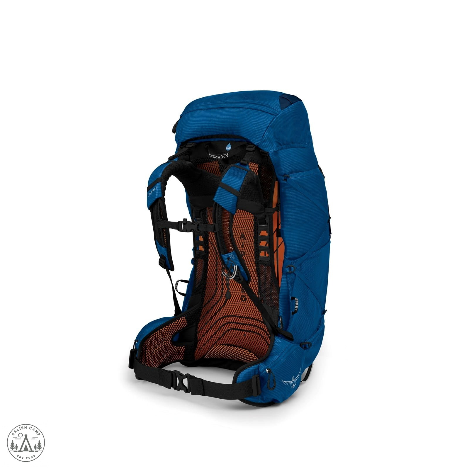 Osprey Exos 58 stretch mesh side bottle pocket
