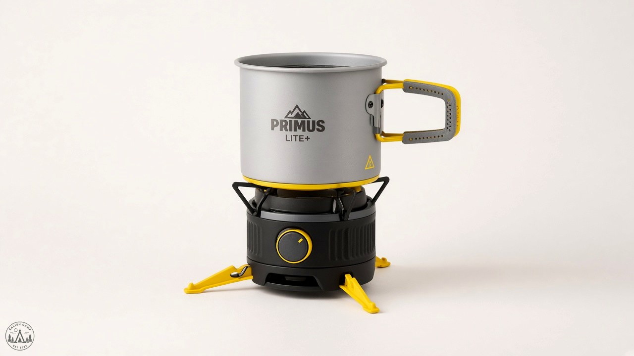 Primus Lite Plus 0.5L system packed for a Cascades trail lunch