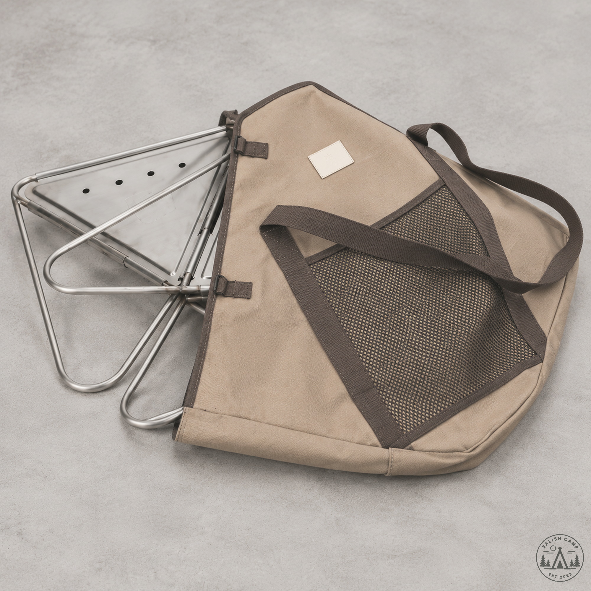 ST-032RS nylon carry case with folded fireplace