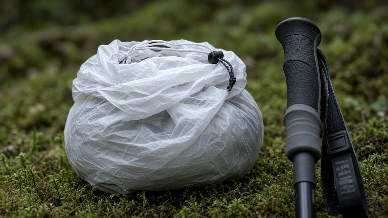 Hyperlite Unbound 2 packed into a compact stuff sack