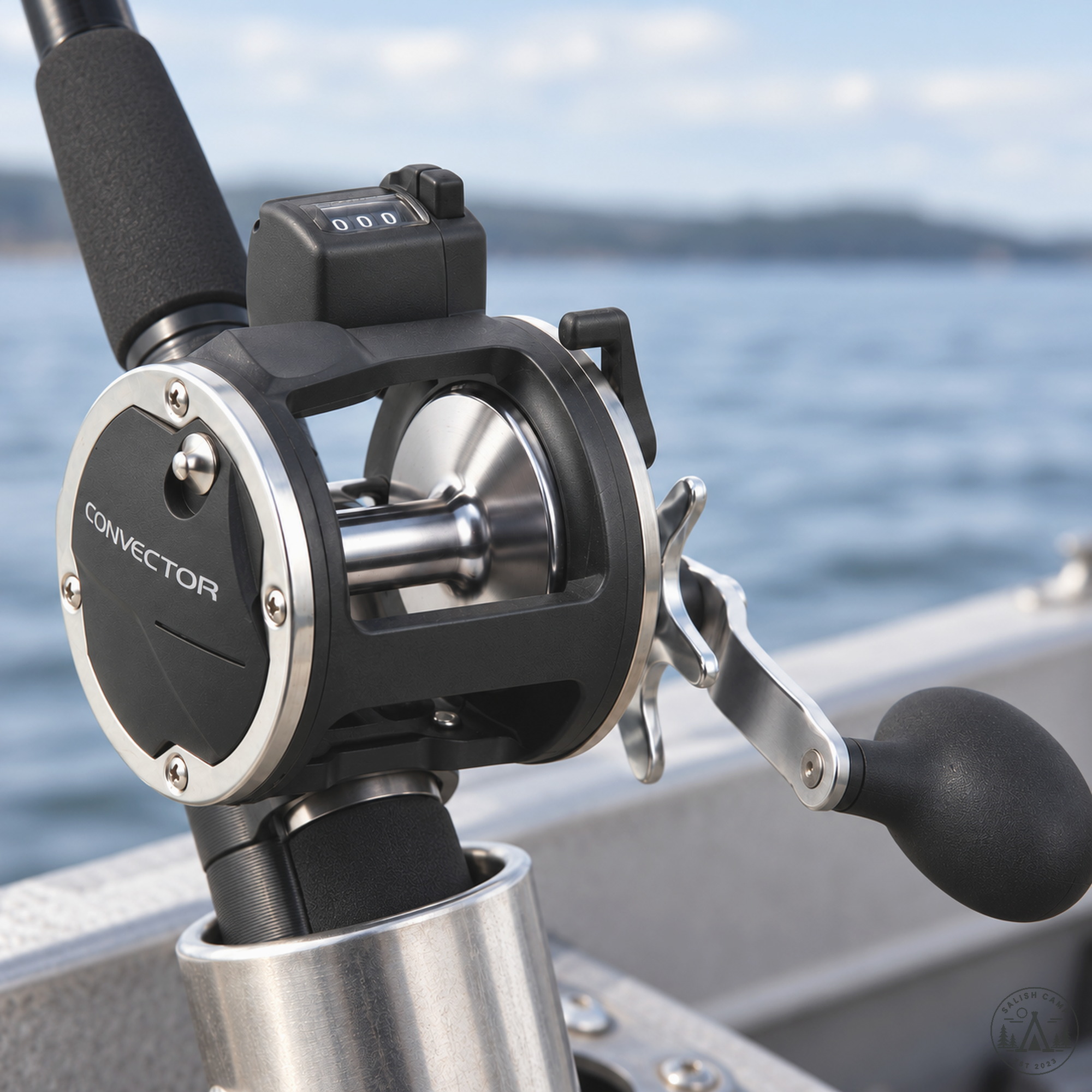 Okuma Convector line counter reel