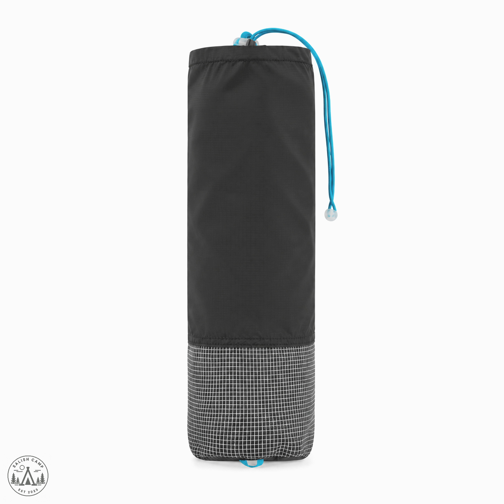 Black Chair Zero LT carry case standing upright with a gray grid-mesh bottom