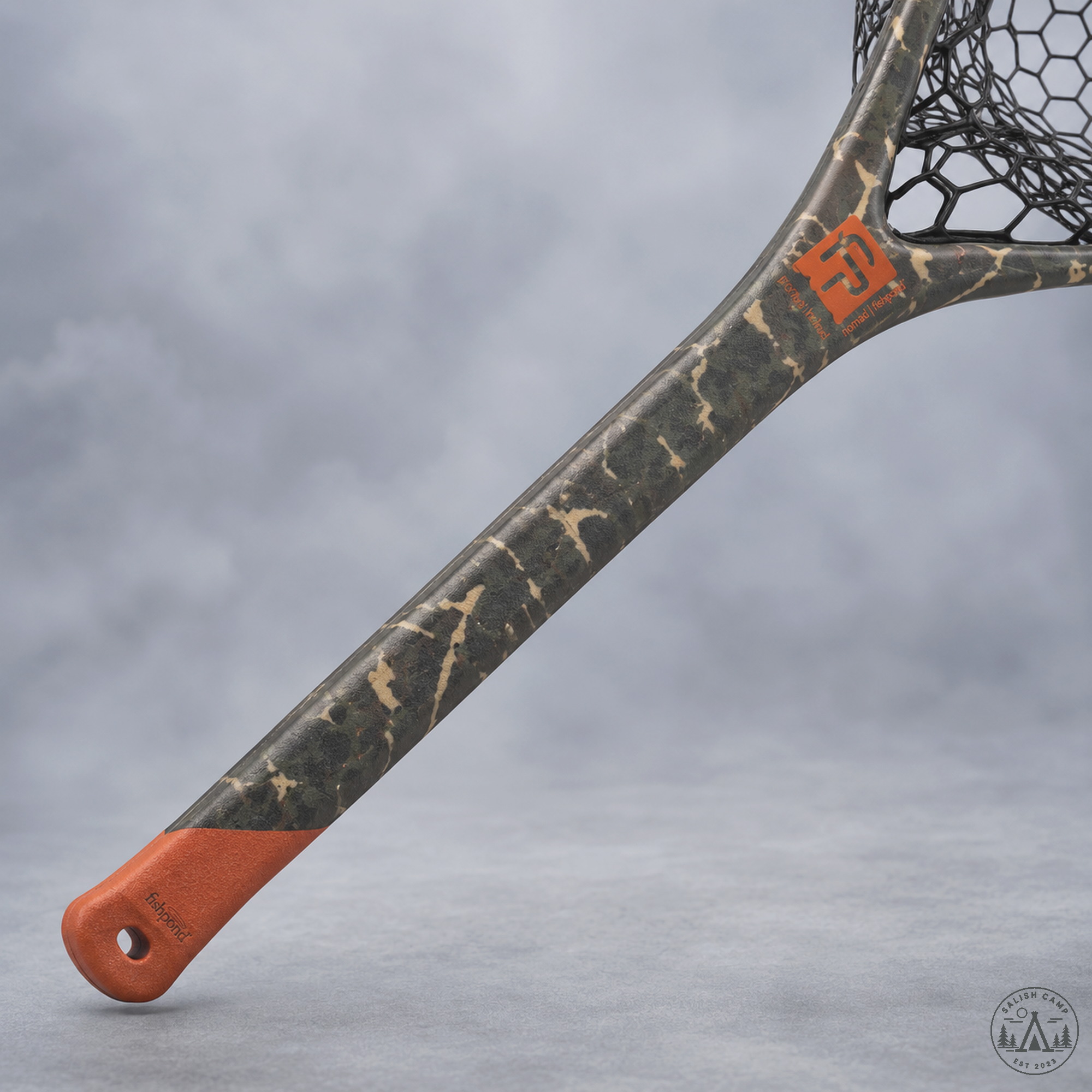El Jefe camo handle and orange butt cap