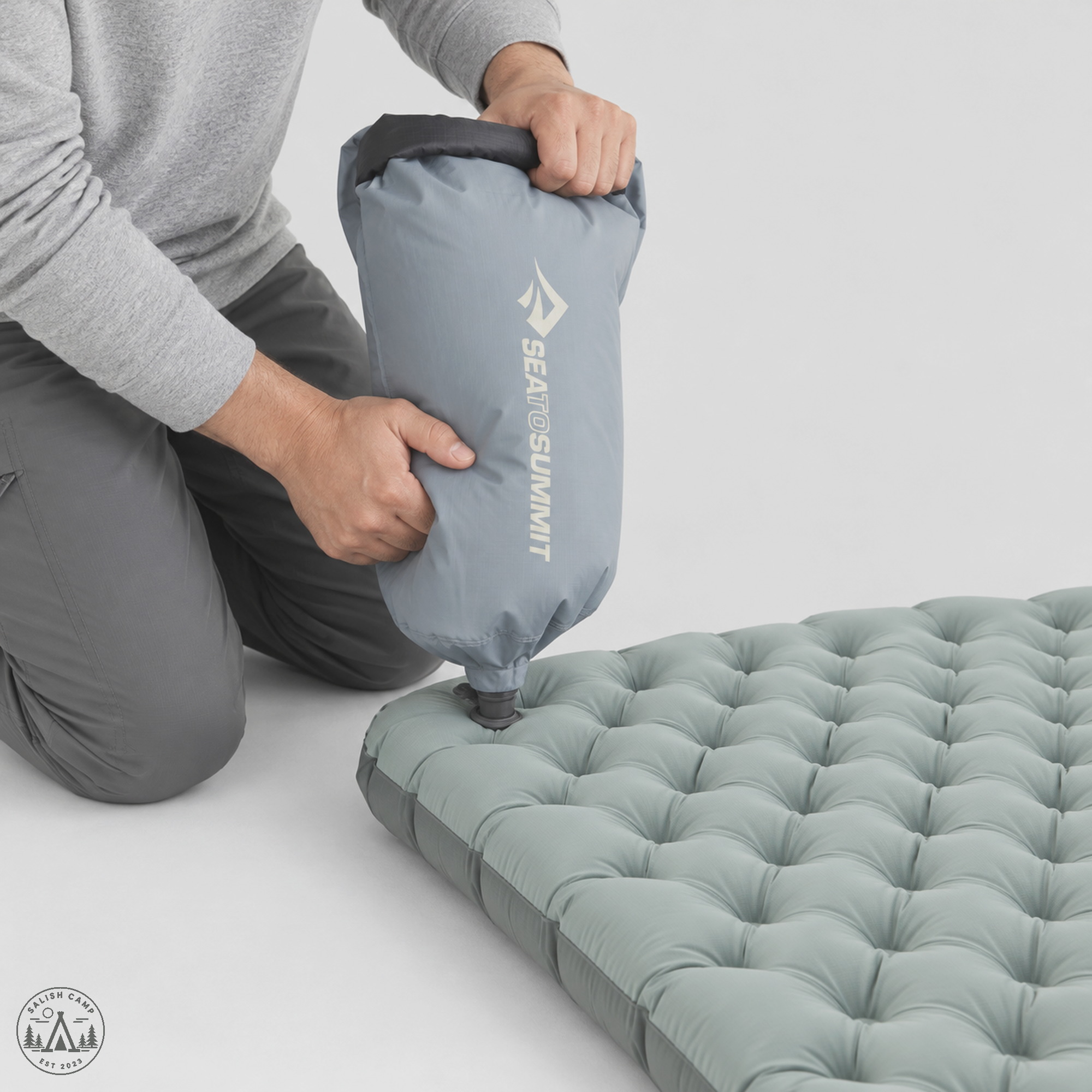 Ether Light XR stuff sack used as Airstream pumpsack on the XPRESS valve