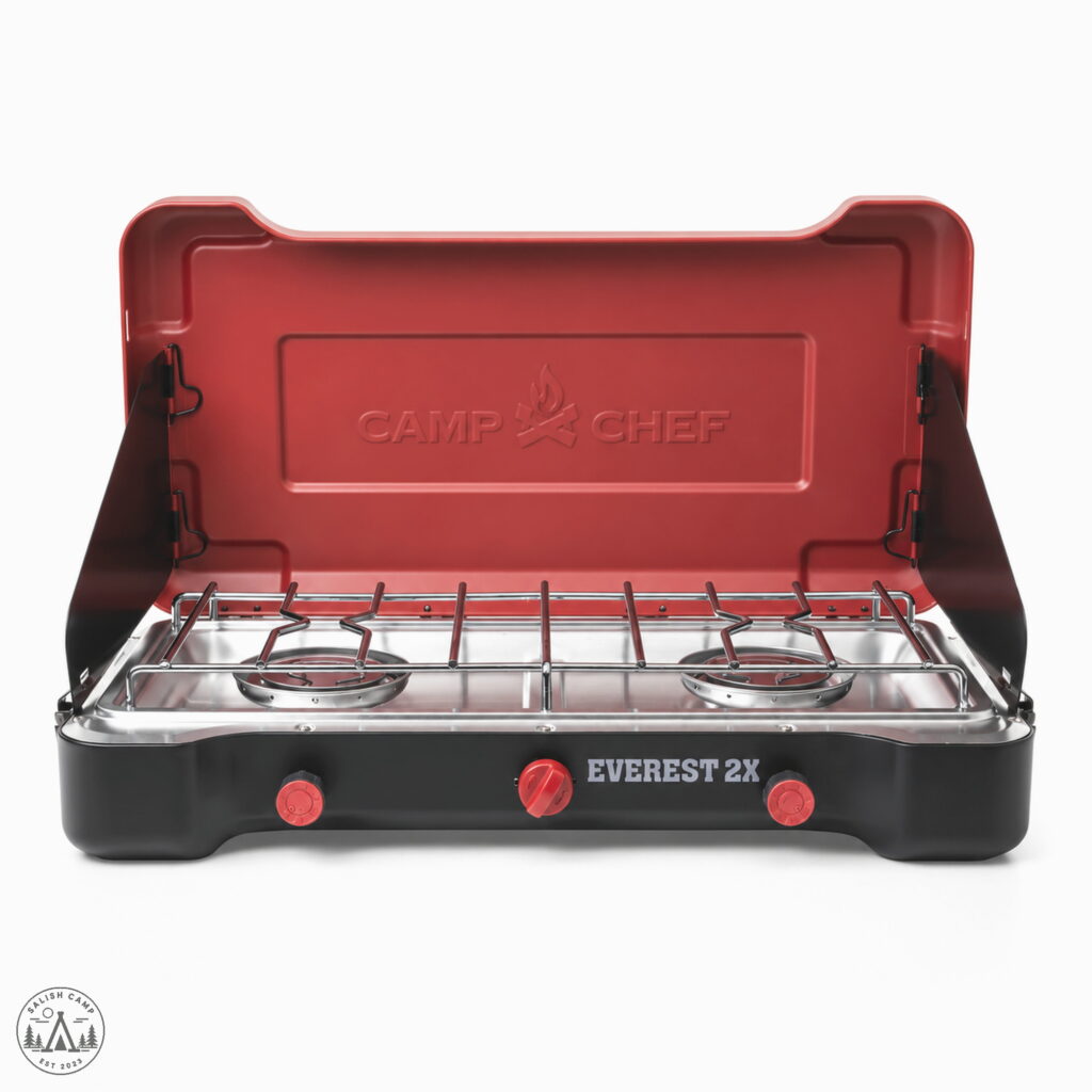 Camp Chef Everest 2X Review: Big Heat for Wet-Weather Camp Cooking