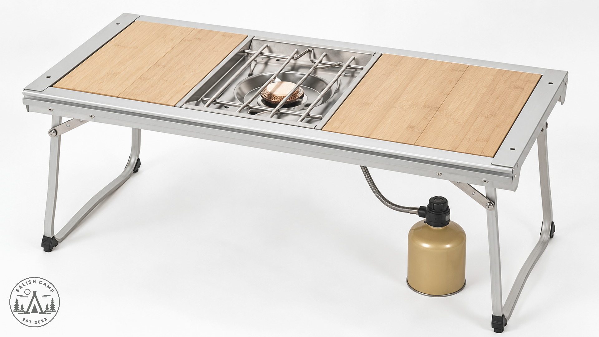 Snow Peak Flat Burner in a one-unit IGT opening