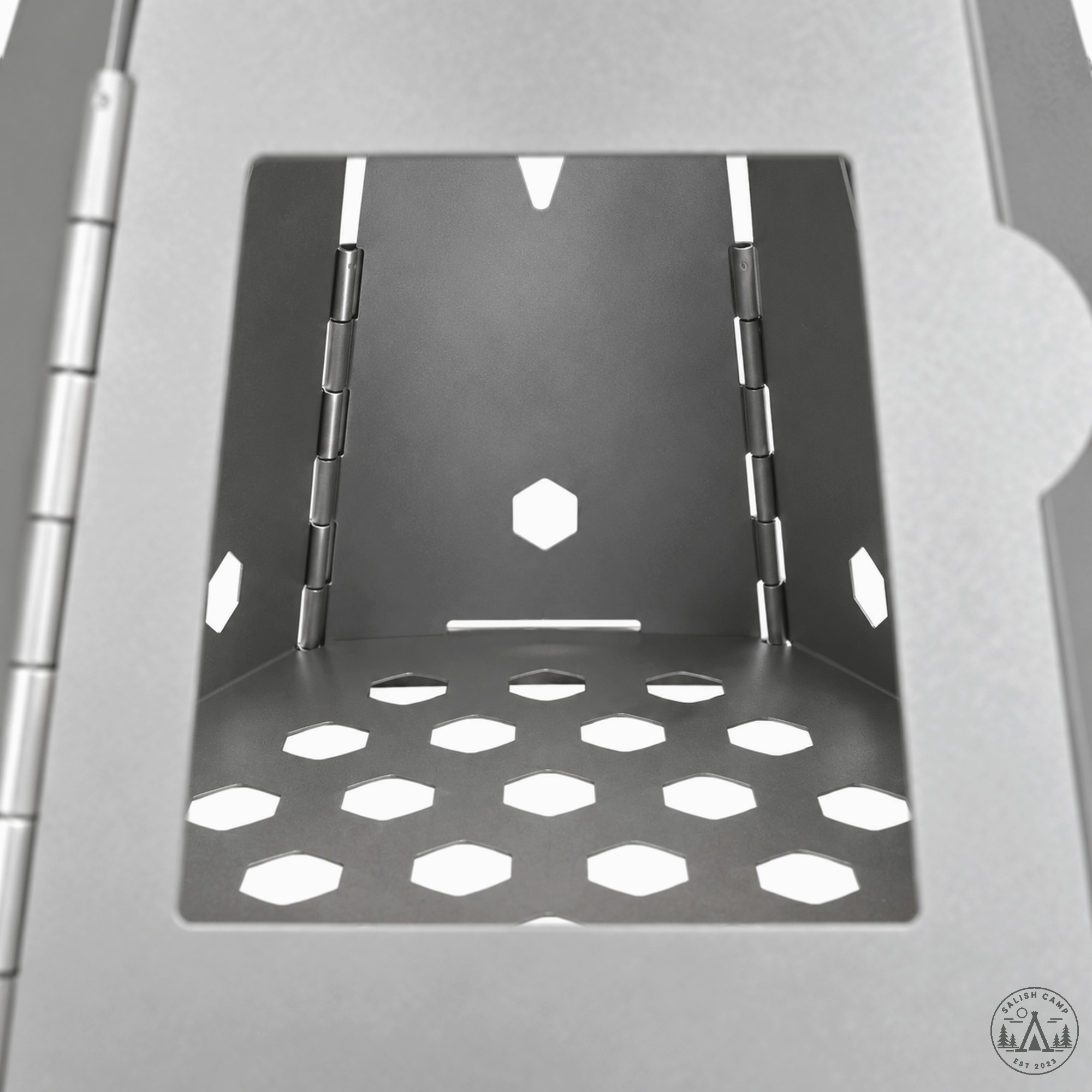 Hexagon 2 interior burn chamber empty