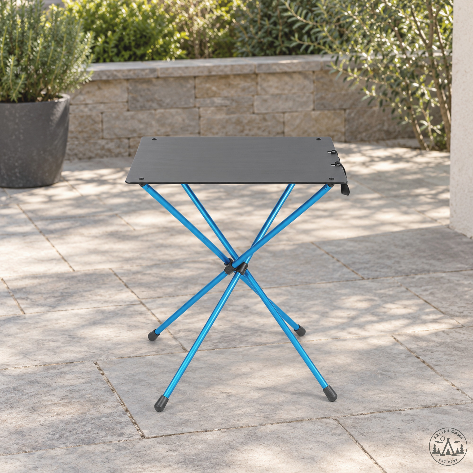 Café Table on a stone patio