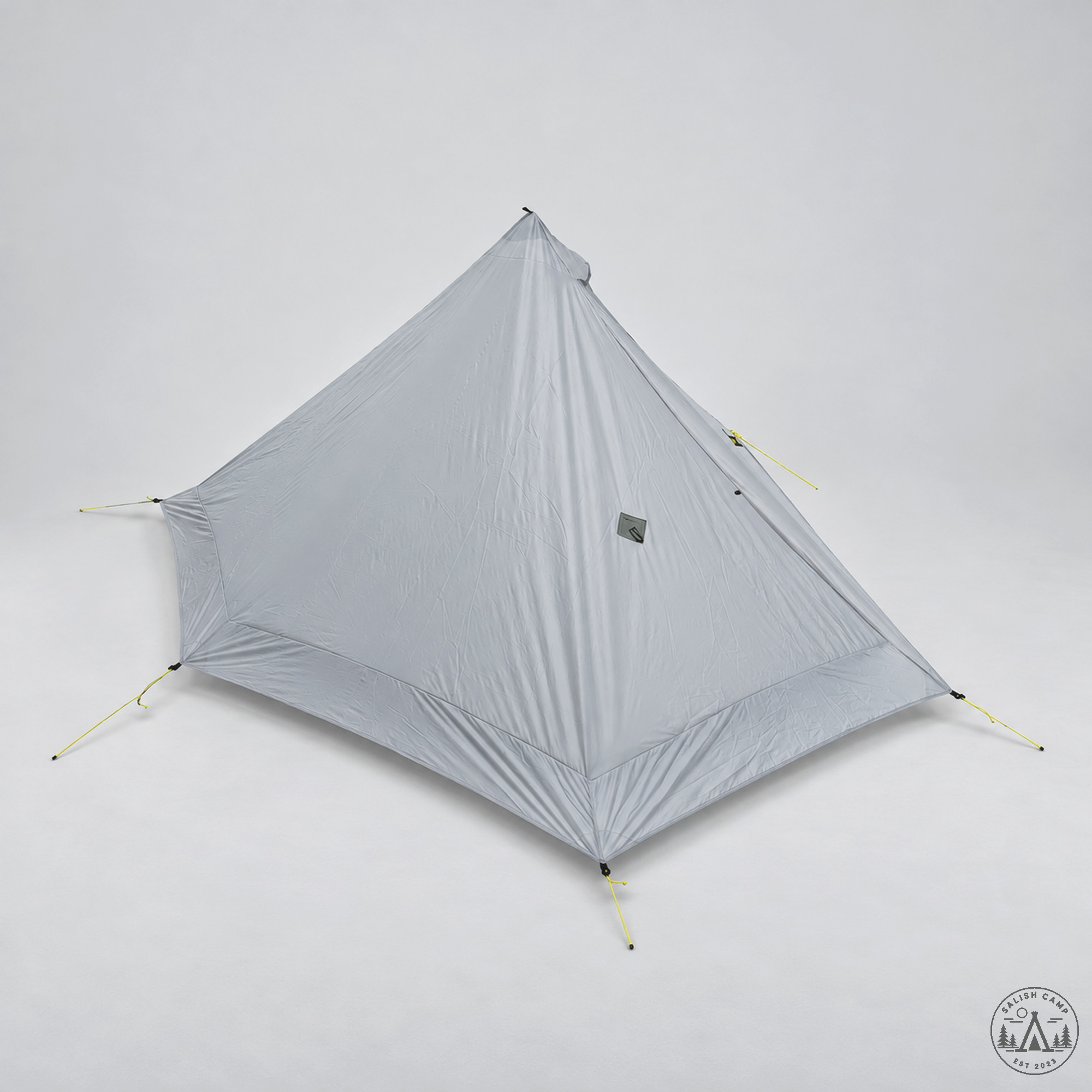 Gray Lunar Solo rear hexagonal footprint