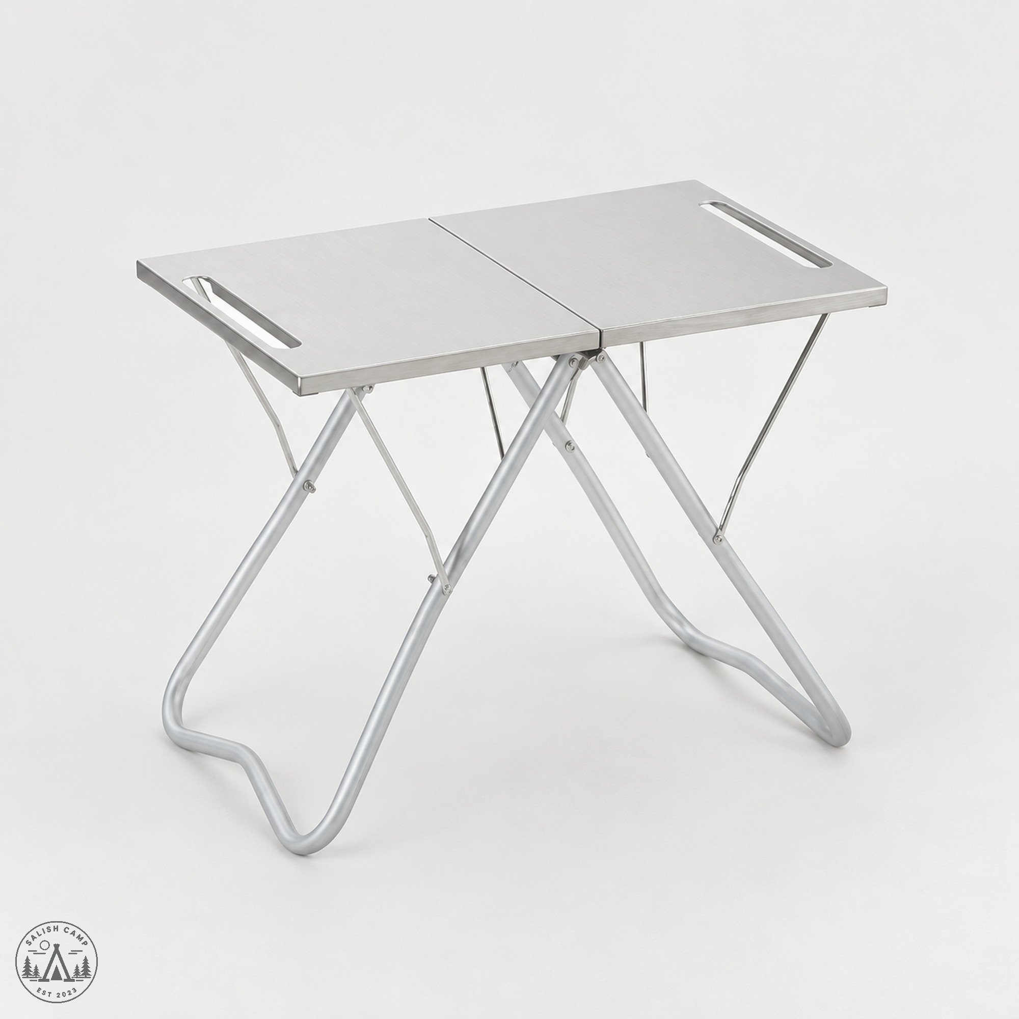 Snow Peak Takibi My Table LV-039 assembled three-quarter view