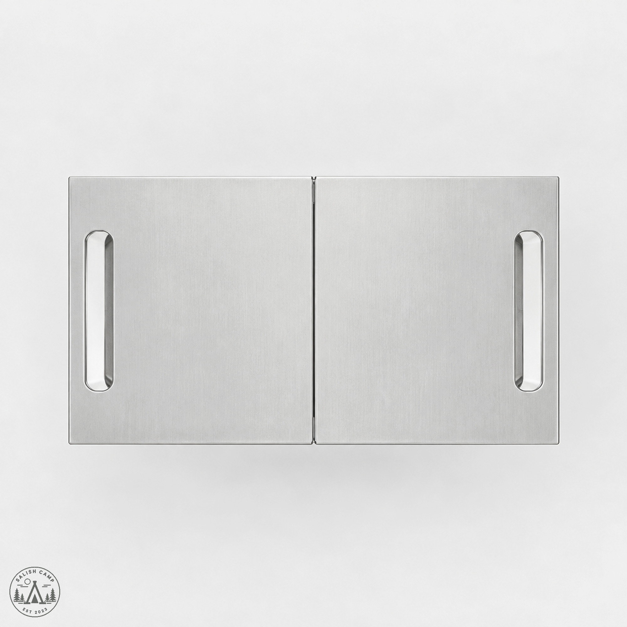 Takibi My Table brushed stainless tabletop top-down