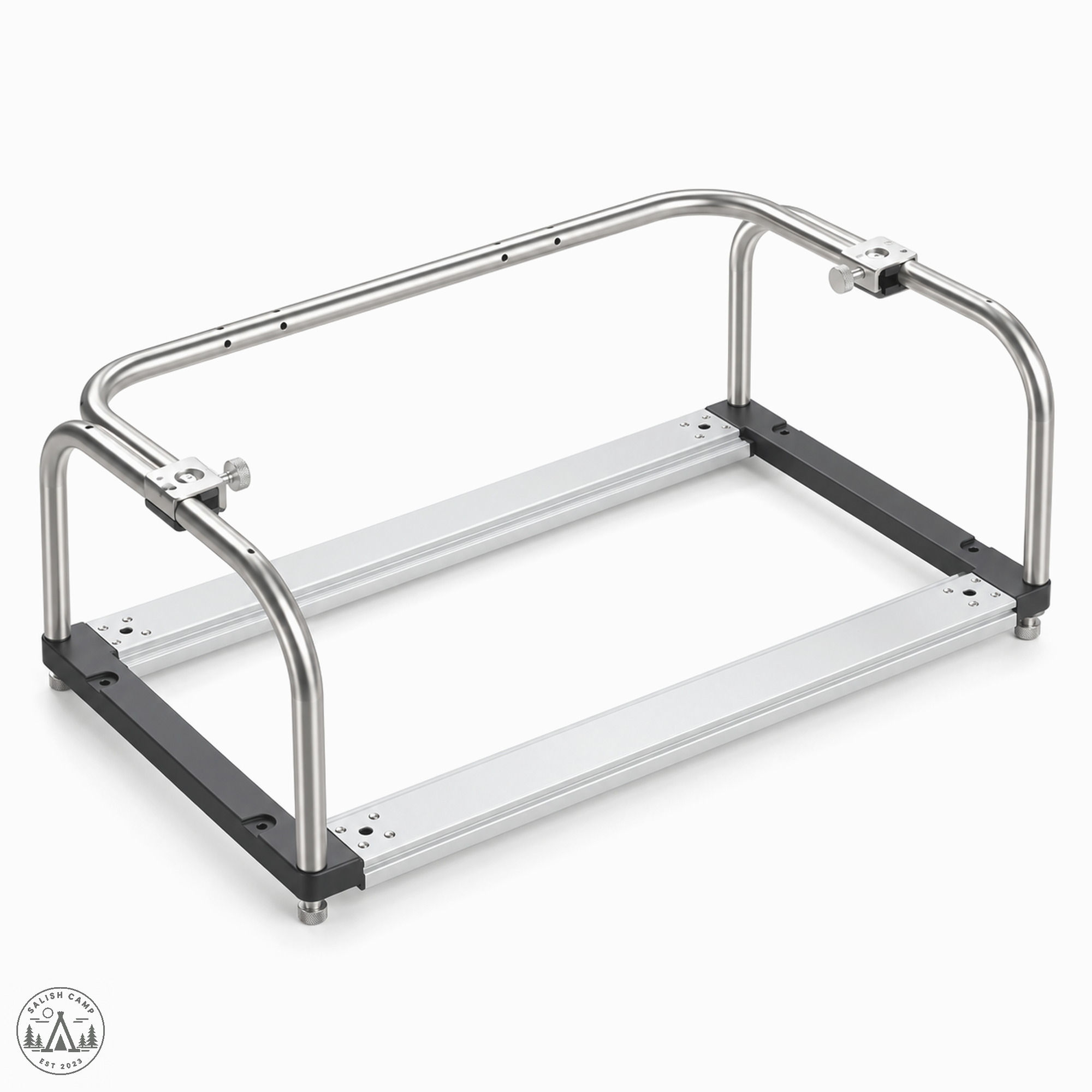 Stanluck IGT Kitchen Rack mounted on the frame on white