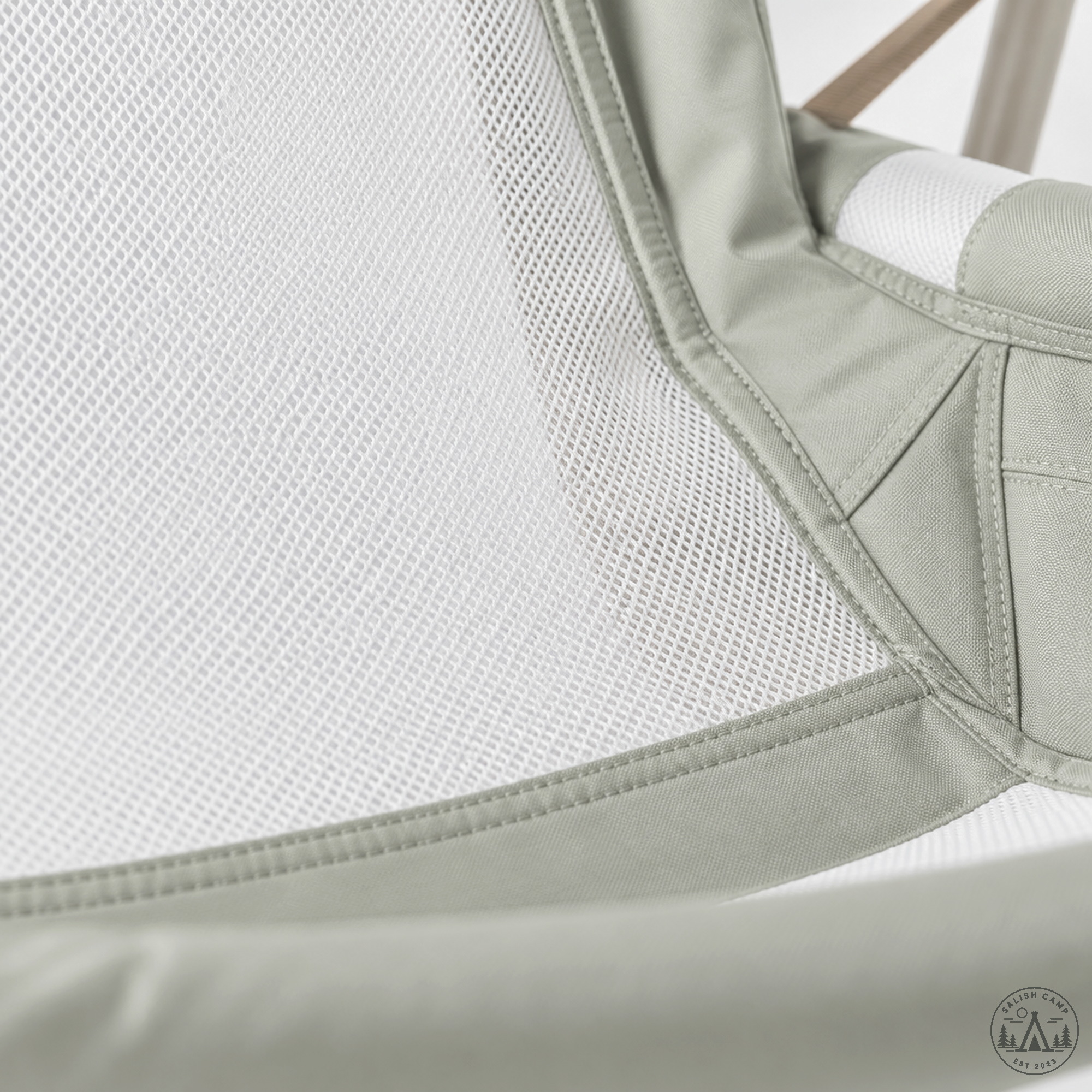 NEMO Stargaze monofilament mesh seat close-up