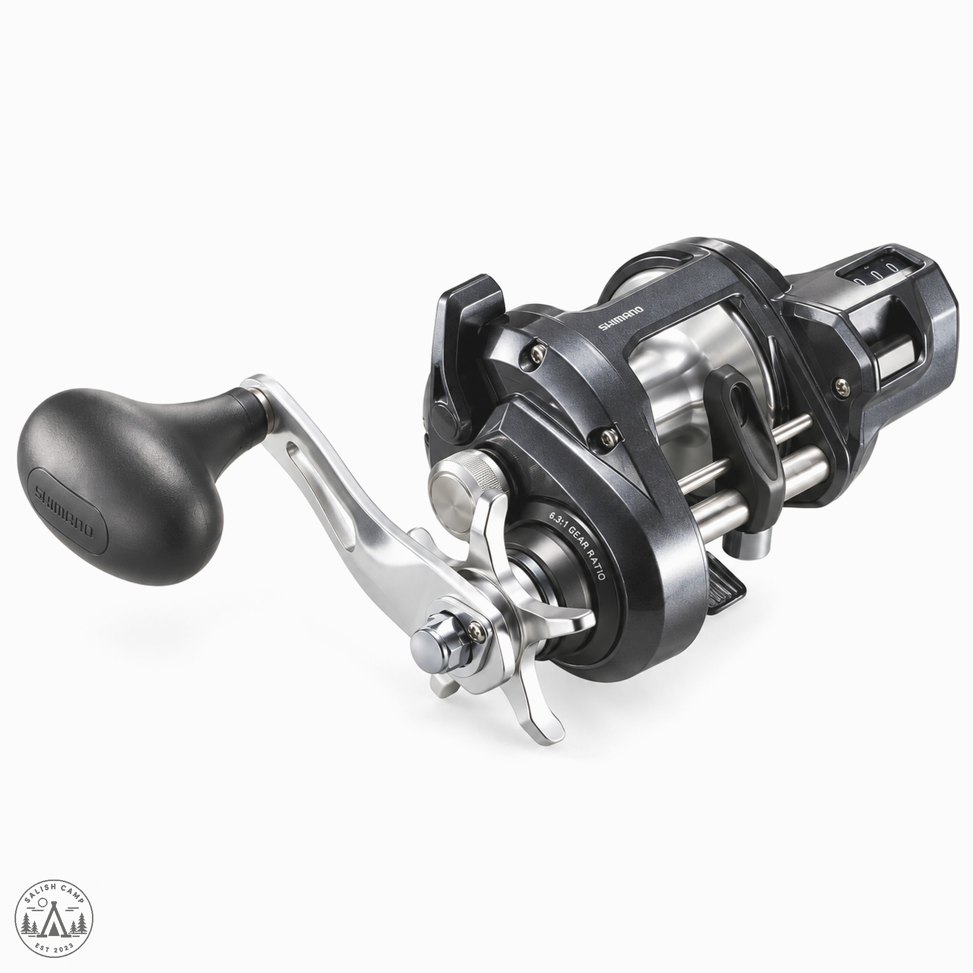 Shimano Tekota A 500 LC handle-side three-quarter