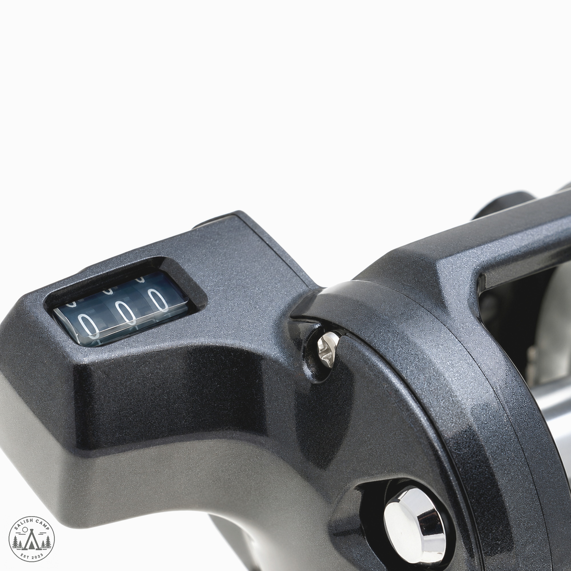 Shimano Tekota A 500 LC line-counter housing close-up
