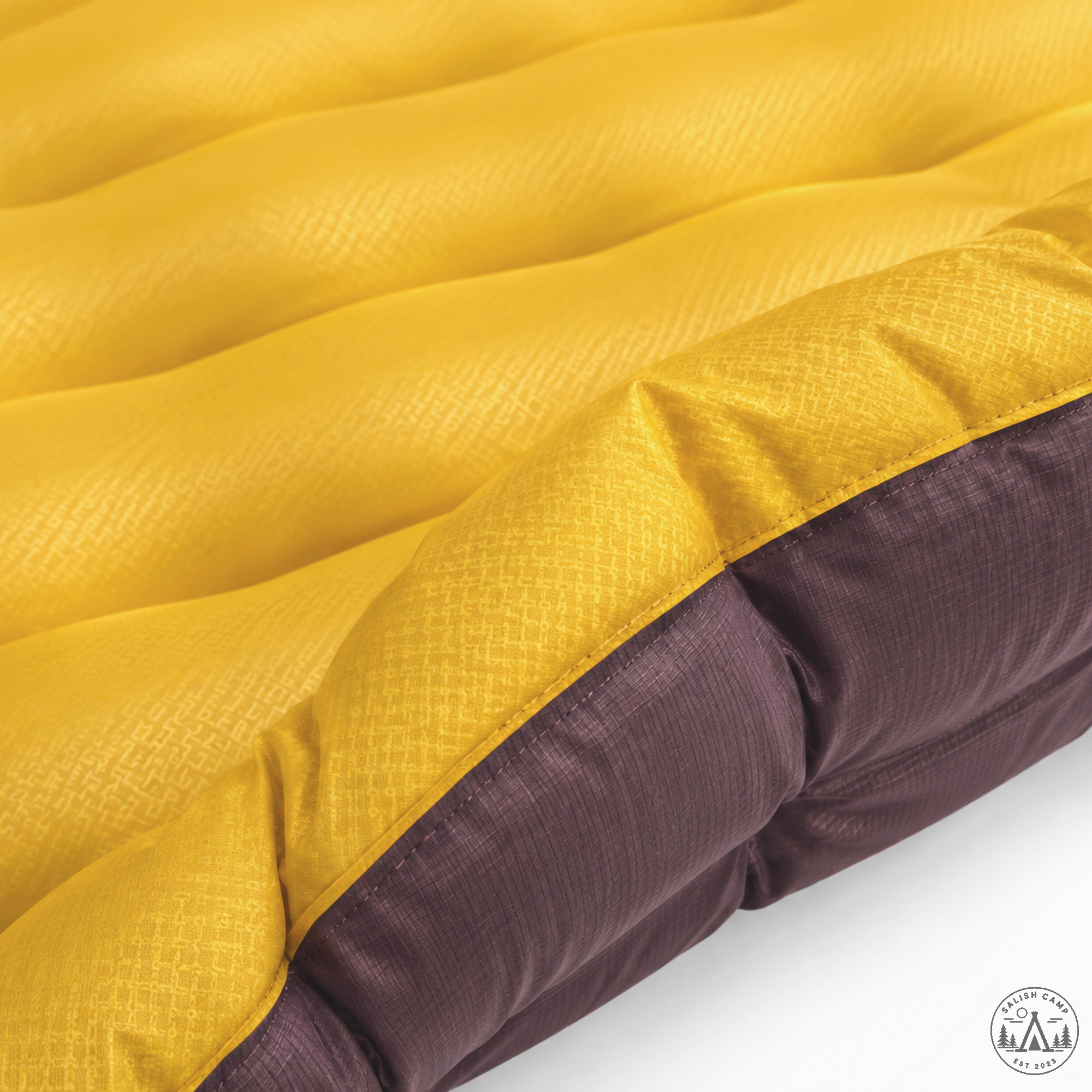 Tensor Trail Mango and Huckleberry fabric