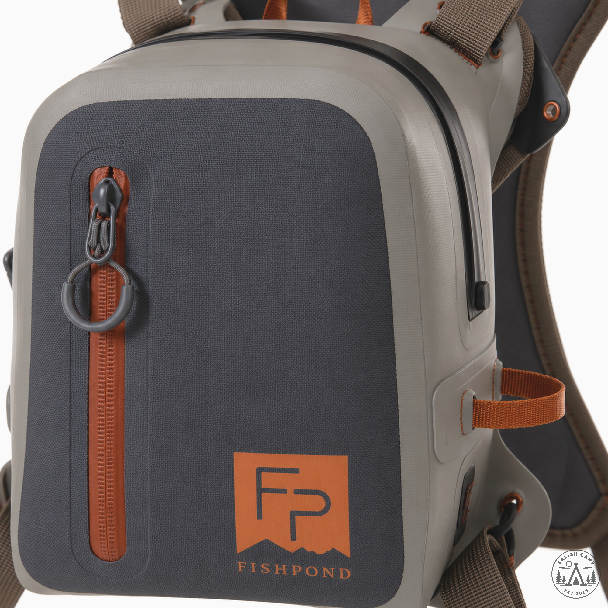 Fishpond Thunderhead Submersible Chest Pack Eco Shale front three-quarter on white