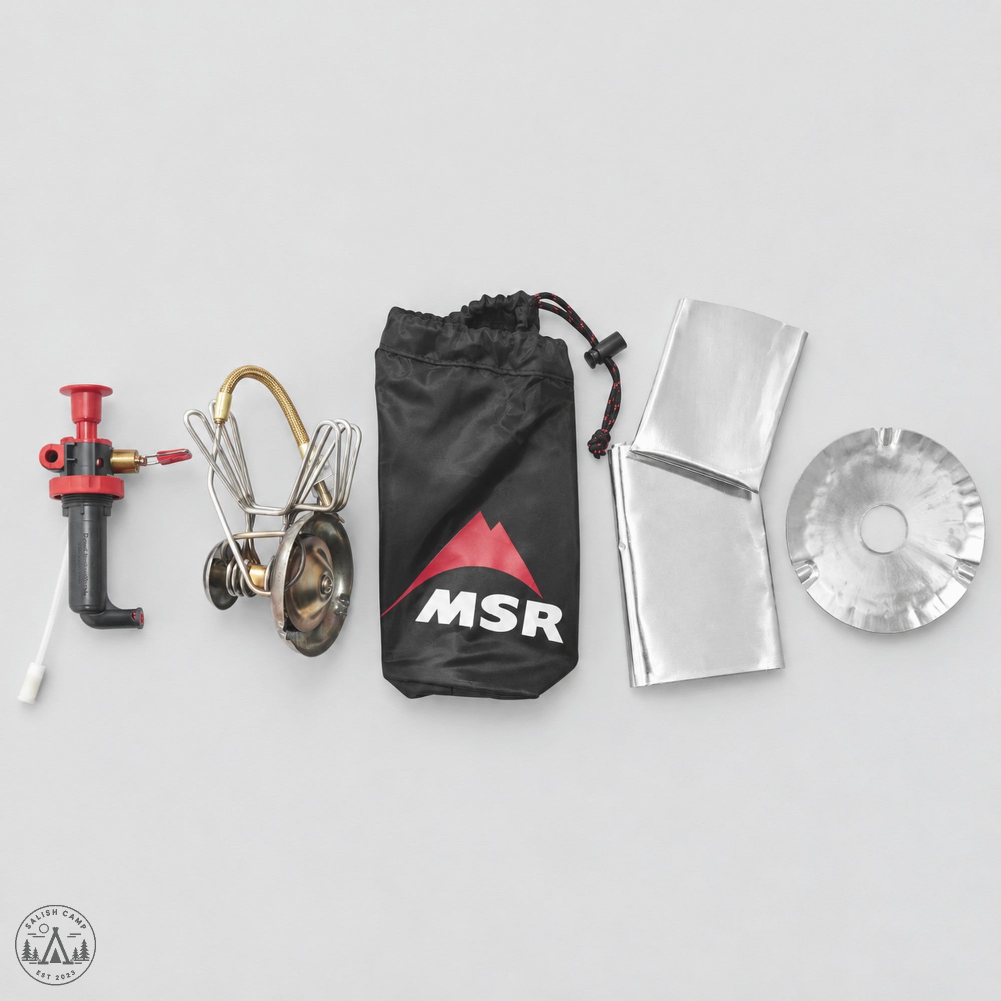 MSR WhisperLite contents laid out