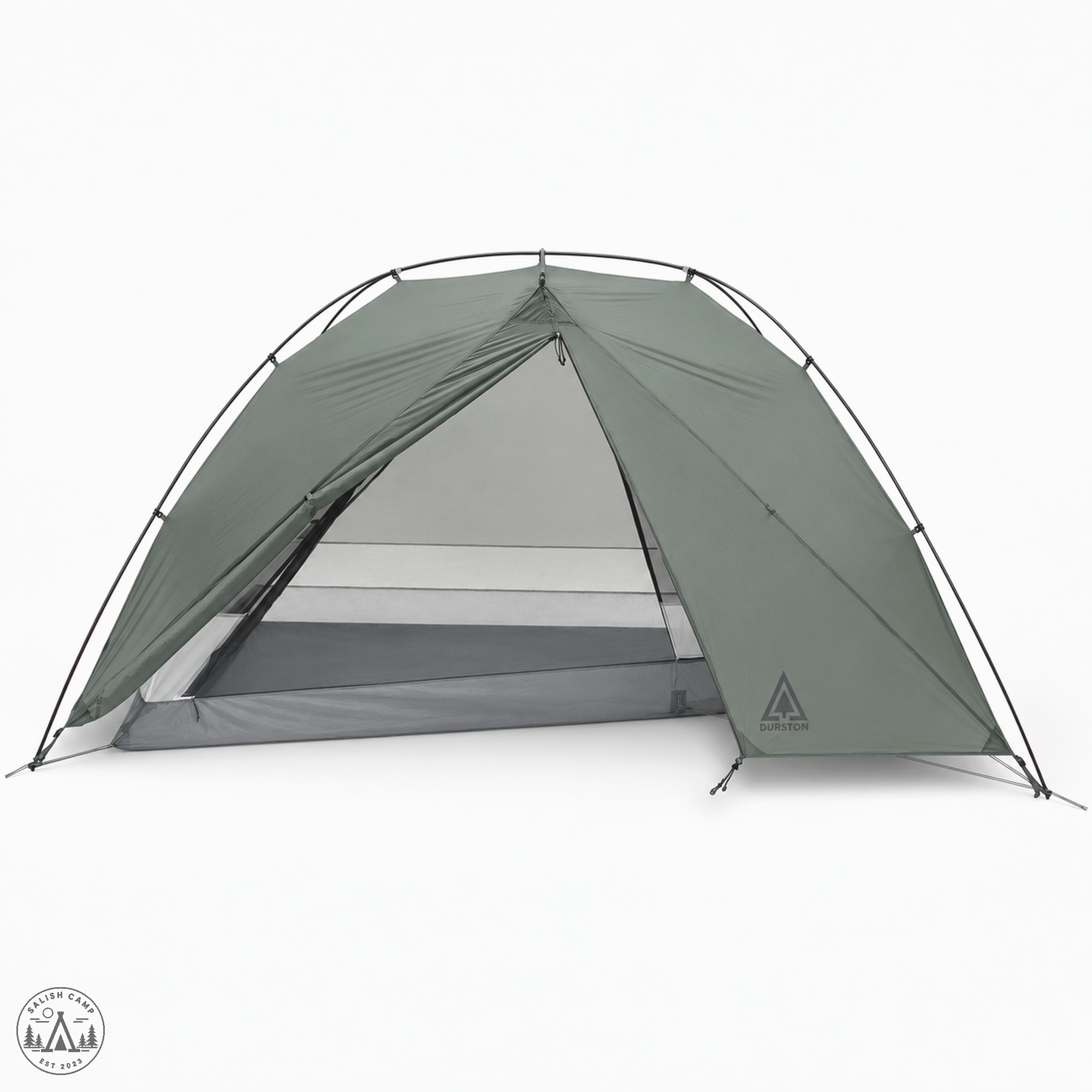 Durston X-Dome 1+ door open three-quarter