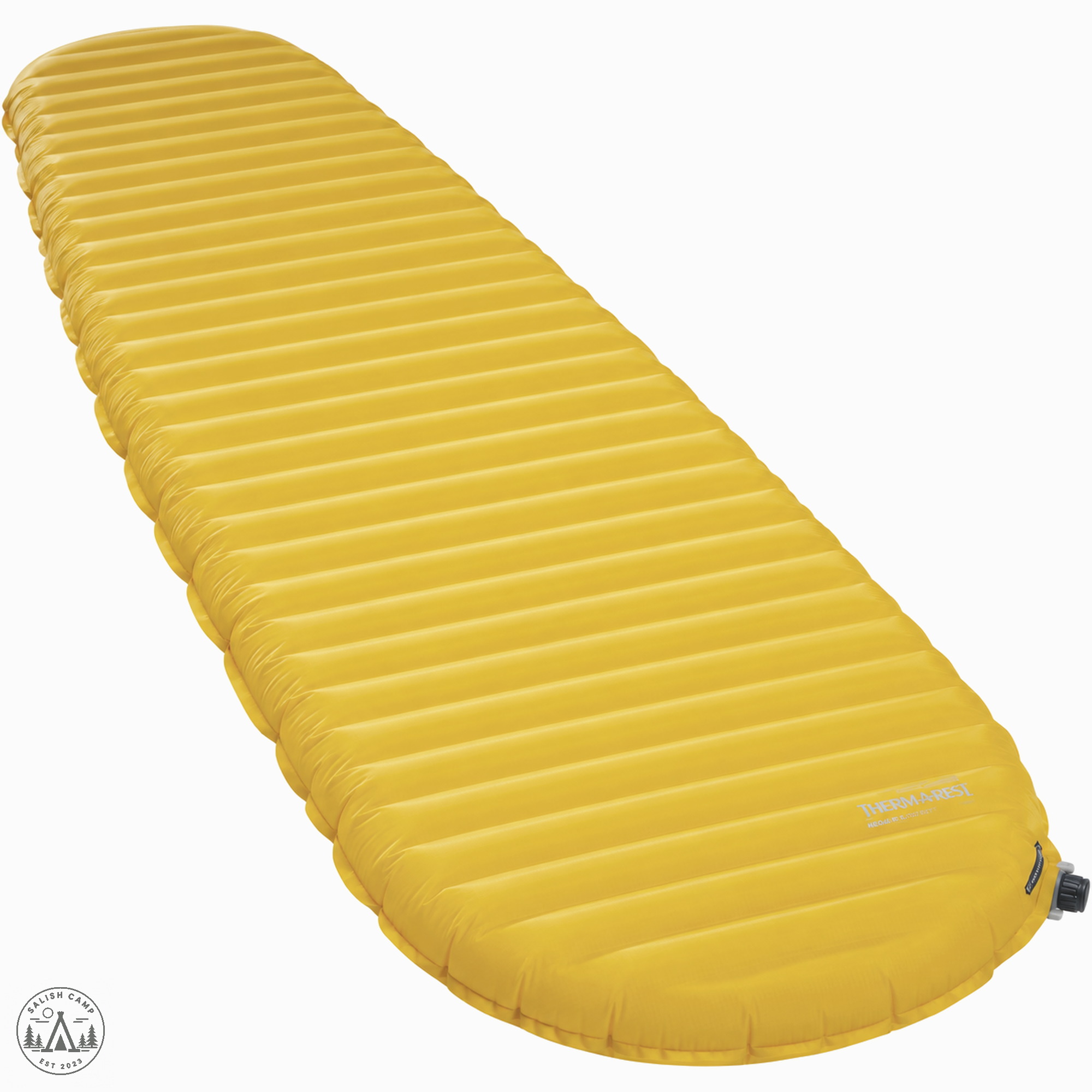 Therm-a-Rest NeoAir XLite NXT Regular Solar Flare sleeping pad, three-quarter on white