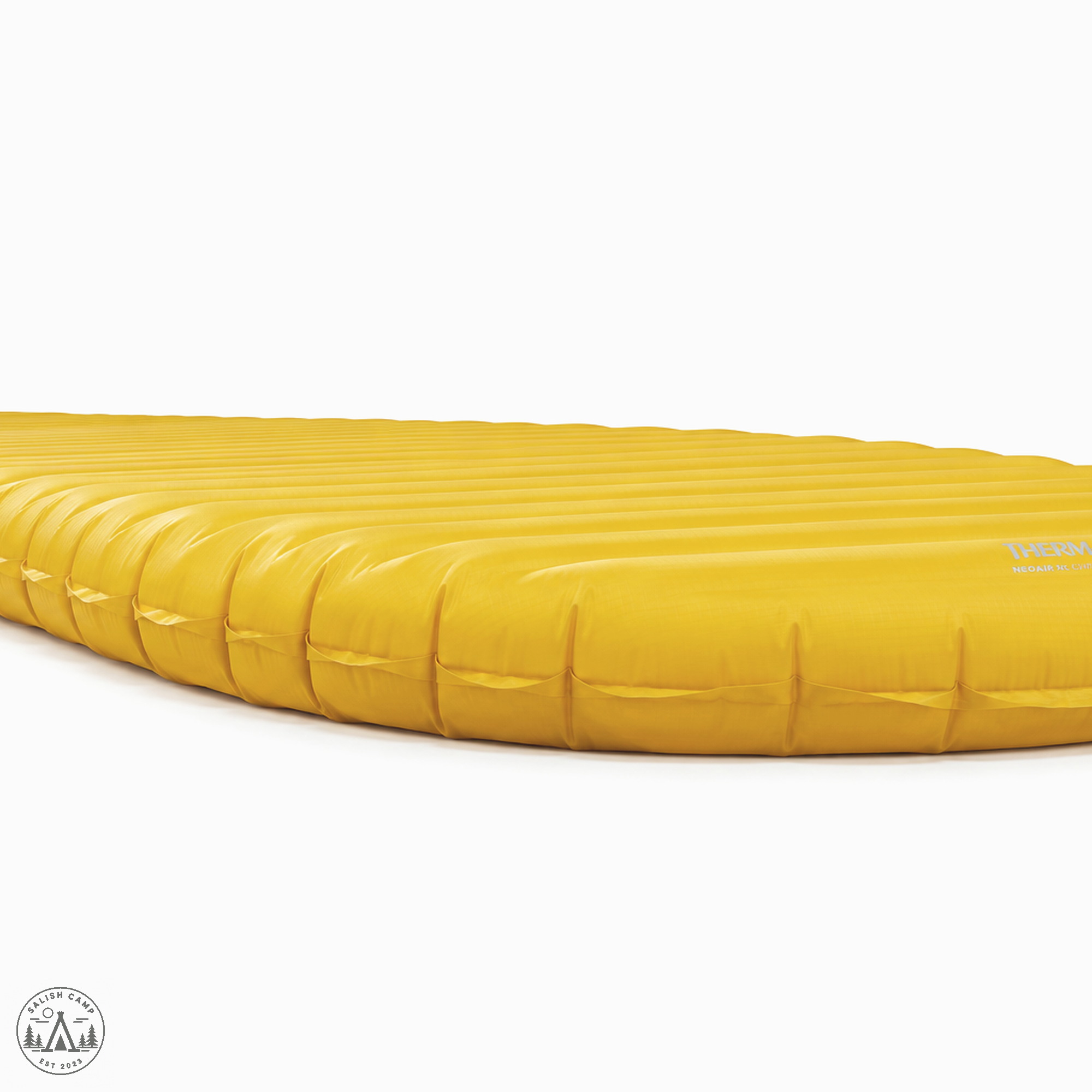 Side profile of the NeoAir XLite NXT Regular showing about 3 inches of loft