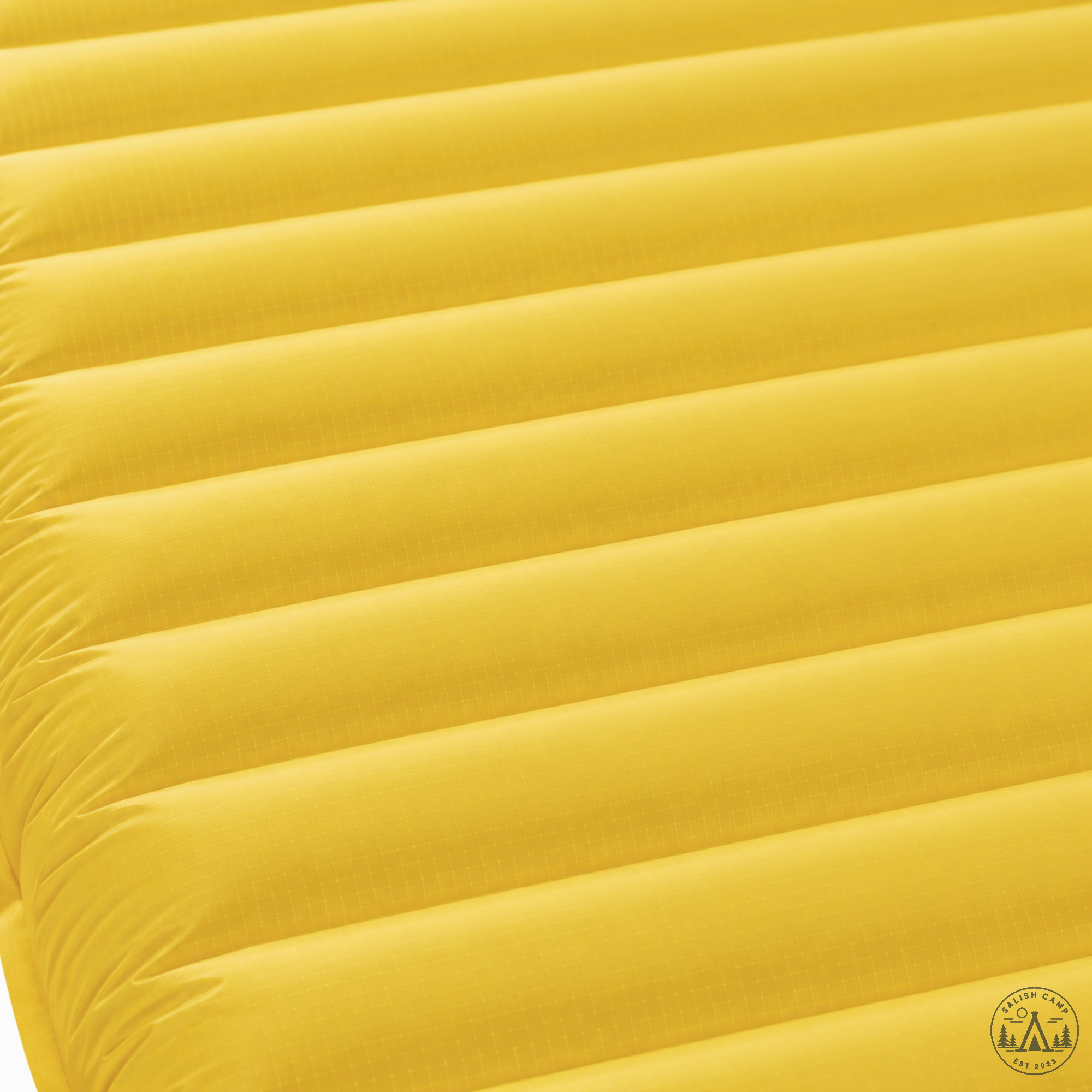 Close-up of horizontal baffles on the Solar Flare NeoAir XLite NXT