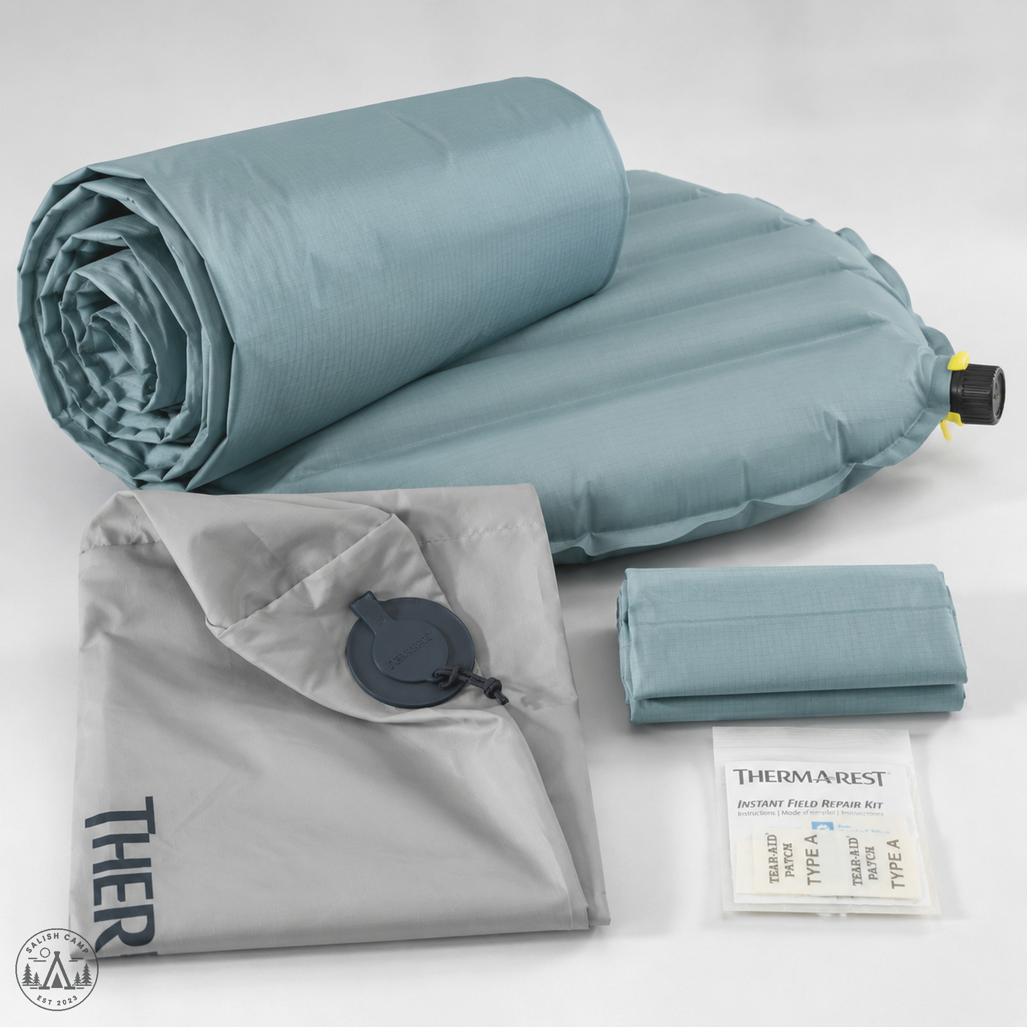 XTherm NXT pump sack, stuff sack, and field repair kit